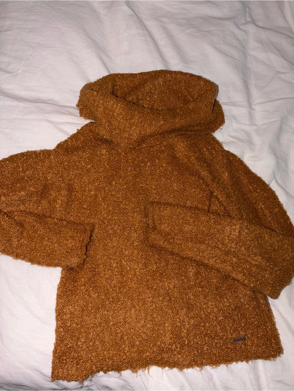 Abercrombie cropped funnel neck sweater